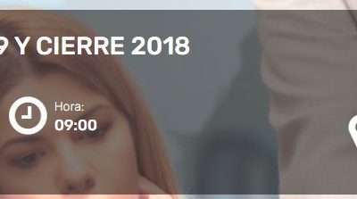 Jornada «Novedades fiscales 2019 y cierre 2018»